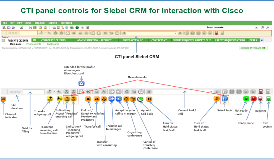 screenshot of Smiddle Siebel CRM Connector